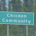 Entering Chicken, AK